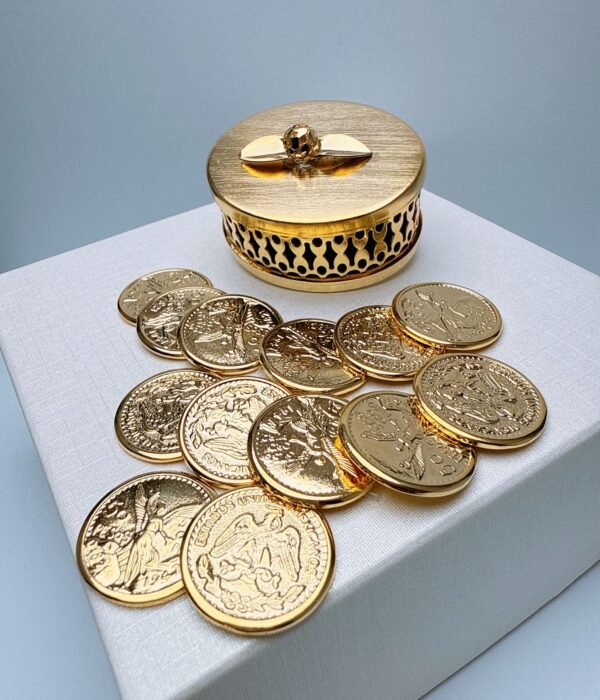 Arras y Estuche Oro Laminado 14k